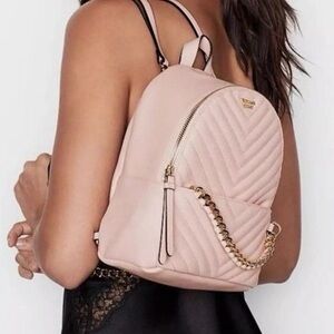PINK Victoria's Secret Blush Quilted Backpack